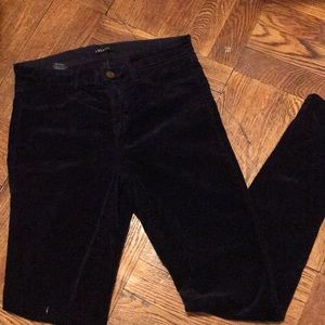J brand velvet navy pants